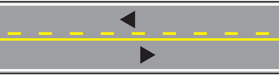 Crossing A Double Yellow Line – i am traffic, crossing road rules 