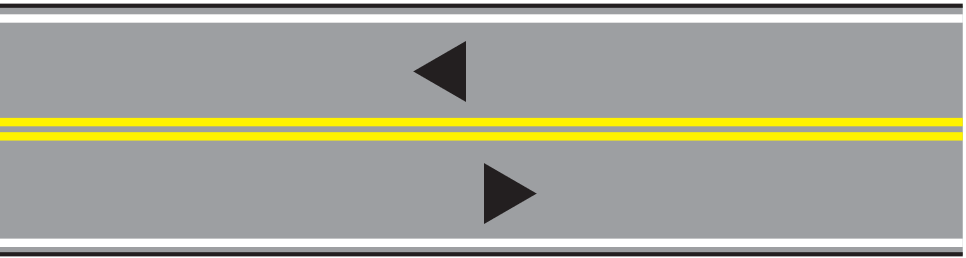 road median yellow
