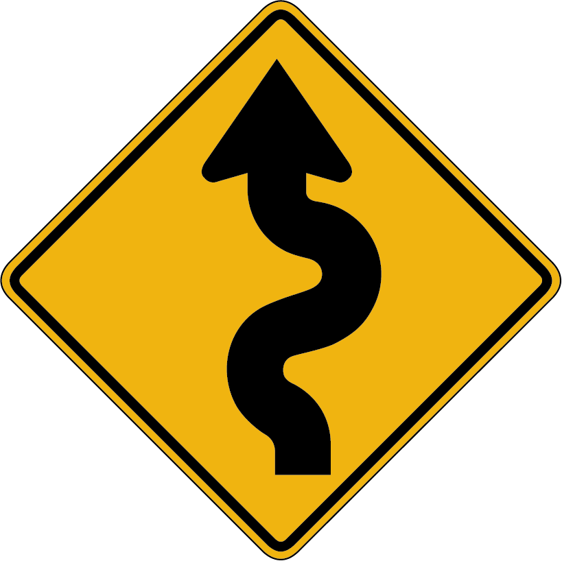 Steep Downgrade / Hill Ahead Sign (Meaning, Color, Shape)