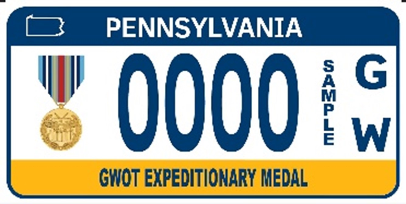 Gold Star Family plate