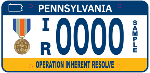 Operation Inherent Resolve plate